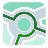 Bicycling icon in Google Maps