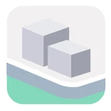 Raised buildings icon in Google Maps