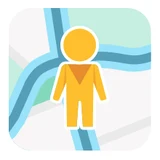 Street View icon in Google Maps