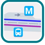 Transit icon in Google Maps