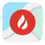 Wildfires icon in Google Maps