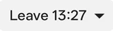 Departure time icon in Google Maps
