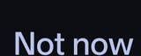 Not now icon in Google Photos