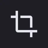 Crop icon in Google Photos