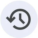 Recent search icon in Google Play Store