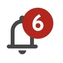 Notifications icon in Google Play Store