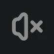 Mute icon in Edits