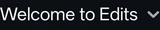 Project name icon in Edits