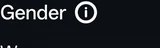 Gender icon in Edits