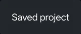 Saved project icon in Edits
