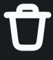 Trash icon in Edits