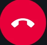 End call icon in WhatsApp