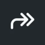 Forward icon in WhatsApp