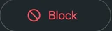 Block icon in WhatsApp