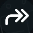 Forward in group icon in WhatsApp