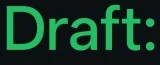 Draft icon in WhatsApp