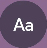Font icon in WhatsApp