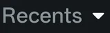 Recents icon in WhatsApp