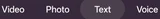 Status types icon in WhatsApp