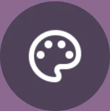 Text background icon in WhatsApp
