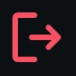 Log out icon in WhatsApp