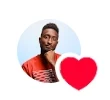 Creator heart icon in YouTube