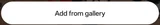 Add from gallery icon in YouTube