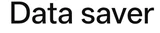 Data saver icon in YouTube
