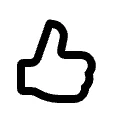 Like icon in YouTube