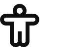 Accessibility icon in YouTube