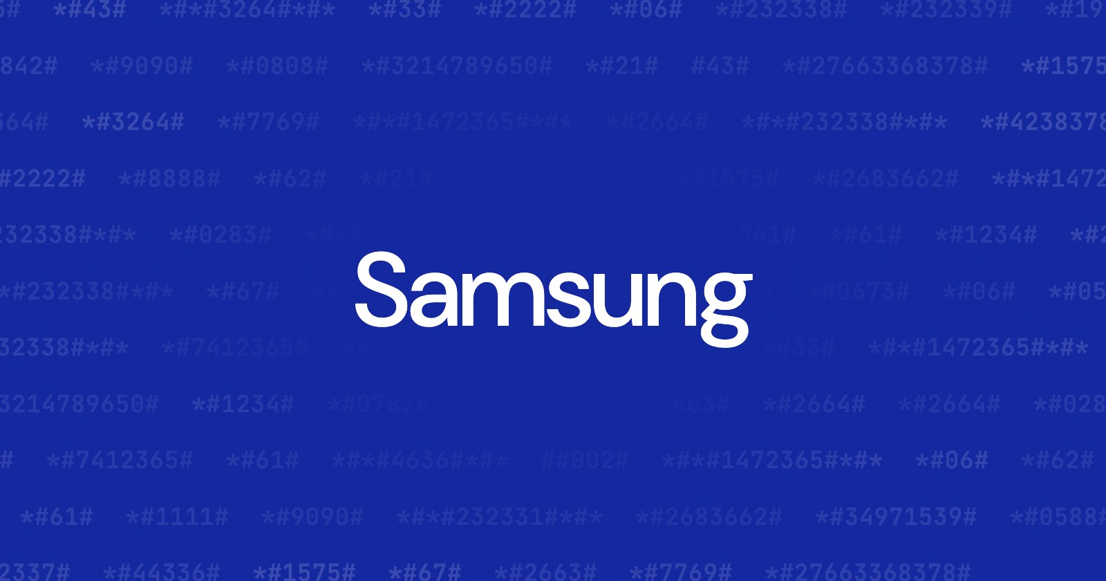 Complete Samsung Secret Codes List (2026)