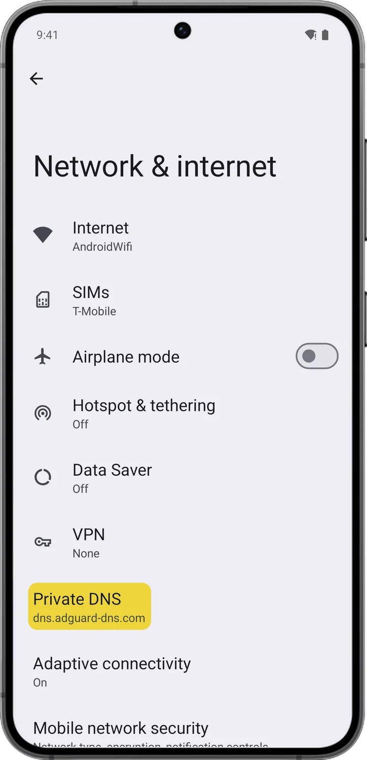 Android, step 5: Check it took