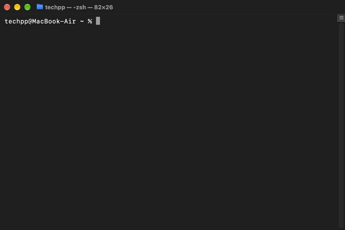 Claude Code, step 1: Open Terminal